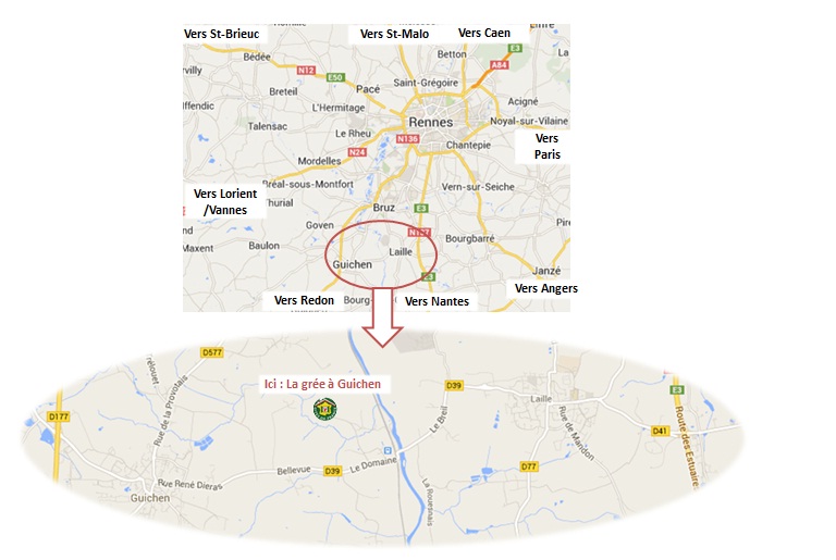 Plan pour trouver le gite